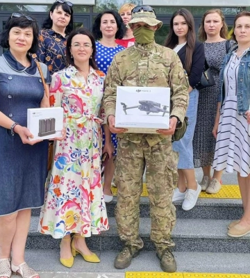 Полтавській бригаді ТрО передали дрон на передову