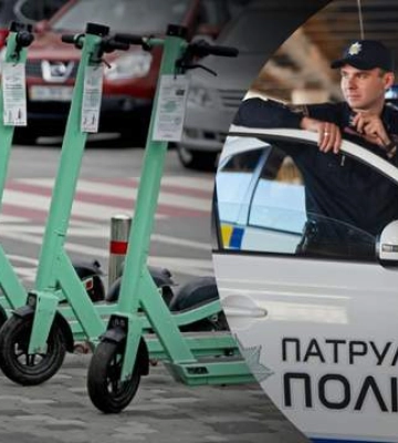 В Киеве патрульные сбили подростков на электросамокате: дети оказались в больнице