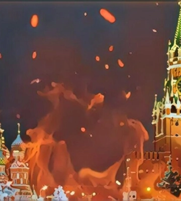 Адже не даремно, повністю спалена у полум’ї Москва, Кримському хану була віддана
