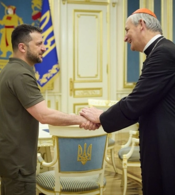 Зеленський зустрівся з представником Ватикану: обговорили українську формулу миру