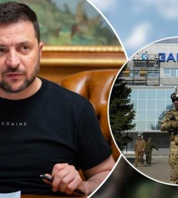 Зеленський вважає, що Росія хоче підірвати Запорізьку АЕС