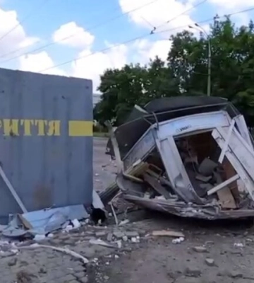 Росіяни обстріляли Херсон, є постраждалі 
