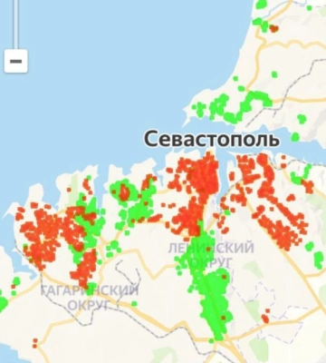 Окупований Севастополь лишився без світла