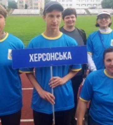 Херсонські спортсмени з інвалідністю вибороли 14 нагород Чемпіонату України з легкої атлетики