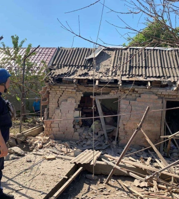 Ворог продовжує безупинно обстрілювати Нікополь. Ситуація в Дніпропетровській області