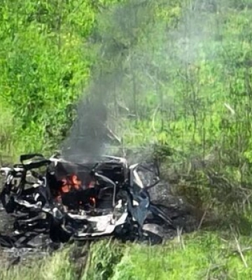 Рашисти обстріляли с. Гур’їв Козачок на Харківщині: влучили в автівку, попередньо 4 загиблих, - ОВА. ФОТО