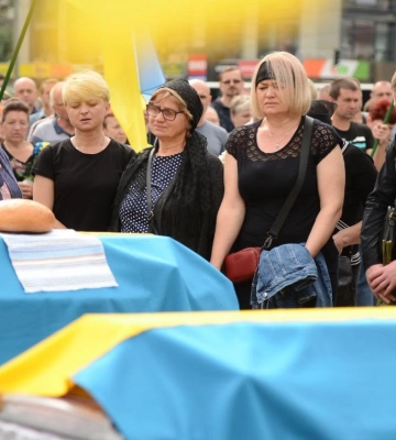 Рівне знову прощалося із мужніми воїнами