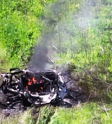 Росіяни протитанковою ракетою поцілили в цивільне авто на Харківщині. Є загиблі