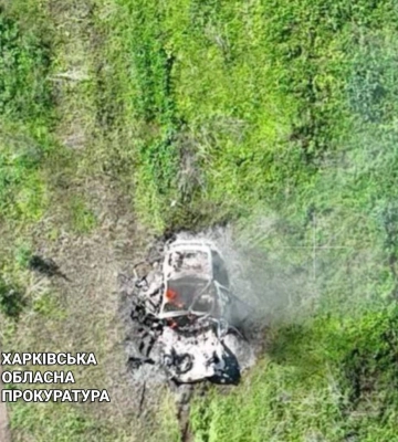 Росіяни протитанковою ракетою поцілили в цивільне авто на Харківщині. Є загиблі