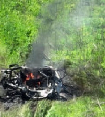 На Харківщині ворог вдарив керованою ракетою по цивільному авто