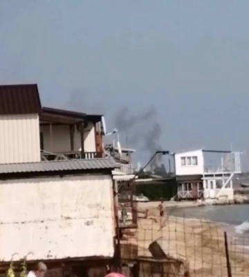 В оккупированном Бердянске сообщают о пожаре в порту