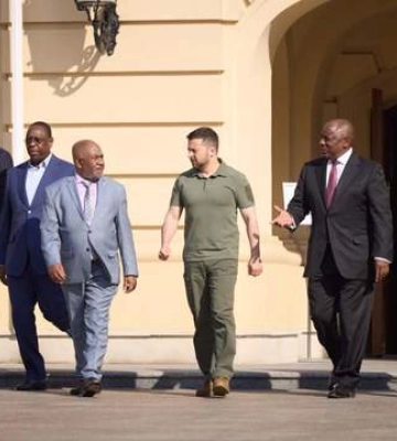"Жахлива іронія": у США та Києві відреагували на обстріл під час візиту африканських лідерів