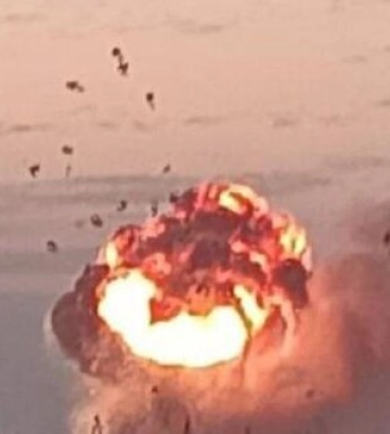 На окупованій території Херсонщини ЗСУ знищили ворожий склад БК. ВIДЕО