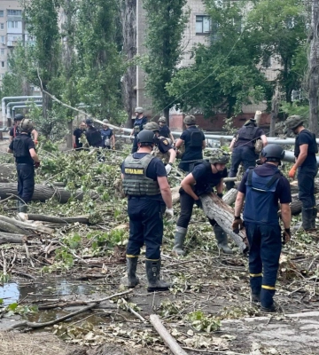 Оперативна інформація щодо ліквідації наслідків підриву Каховської ГЕС російськими терористами