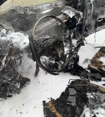 На Ужгороді горів легковий автомобіль