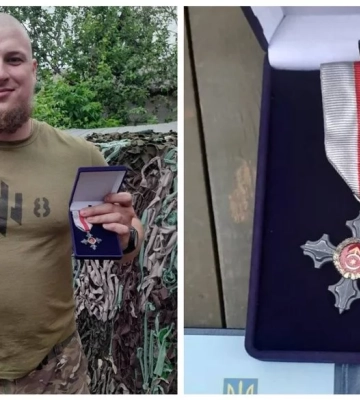 Головнокомандувач ЗСУ нагородив воїна з Дніпропетровщини «Сталевим хрестом»