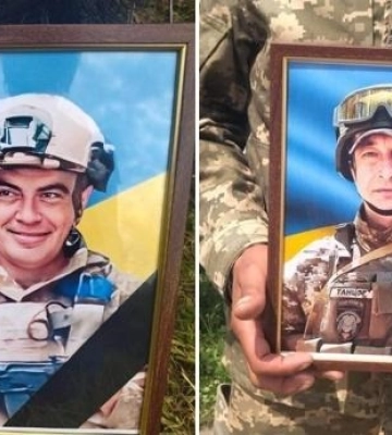 Буринщина попрощалася з двома полегилими захисниками