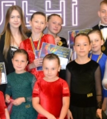 Діти з Кореччини взяли участь у змаганнях зі спортивного танцю