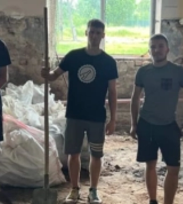 У ковельській школі ремонтують спортзал