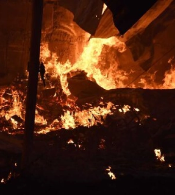 Наслідки ворожих обстрілів Херсону. ФОТОрепортаж