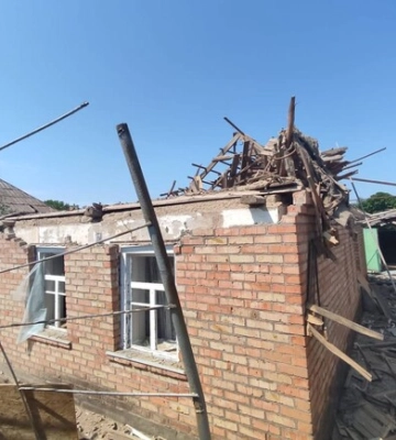 Ворог накрив Нікополь вогнем з важкої артилерії