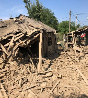 Російська армія вдарила по Нікополю з важкої артилерії, є потерпілий