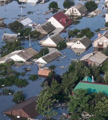 На Херсонщині рівень води знизився до 48 см