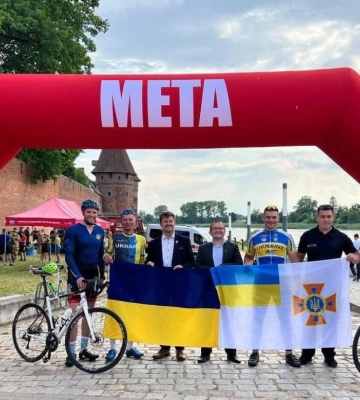 Рятувальник з Рівненщини долучився до велосипедного ультрамарафону