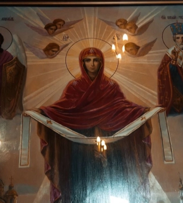 На Козацьких могилах освятили ікону для 104 бригади ТрО Рівненщини
