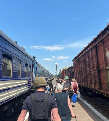З Херсона до Миколаєва успішно прибув евакуаційний потяг