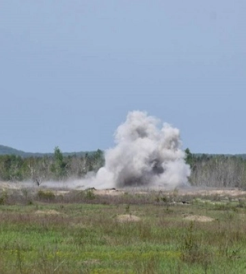 За ніч і ранок на Сумщині – 55 вибухів