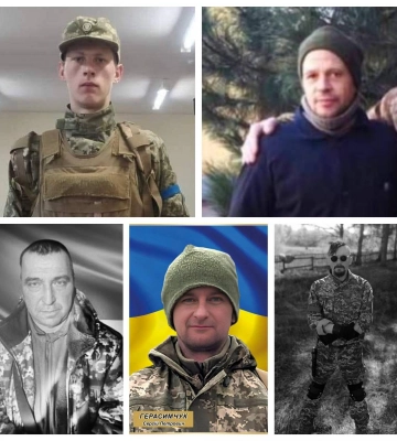 На Рівненщині п&amp;#039;ятеро Героїв провели в останню дорогу