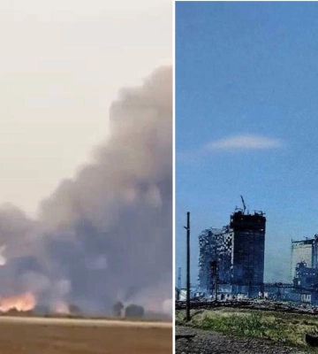Удар по БК. Який вигляд має Рикове після знищення складу з боєприпасами росіян — супутникові фото