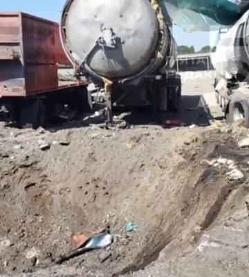 Наслідки ракетного удару по підприємству під Запоріжжям: з’явилися ВІДЕО