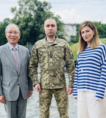 Буданов зустрівся з послом Японії у Києві: фото