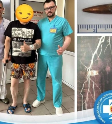 У Рівному лікарі зробили унікальну операцію воїну, в якого ворожа куля зупинилася всередині артерії