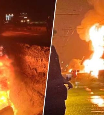 В Харькове вспыхнул масштабный пожар: предварительно – попадание молнии в трубу газопровода
