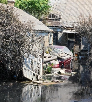Рівень води на Херсонщині продовжує знижуватися