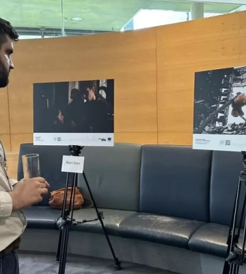 На Global Media Forum представили фотовиставку про війну в Україні