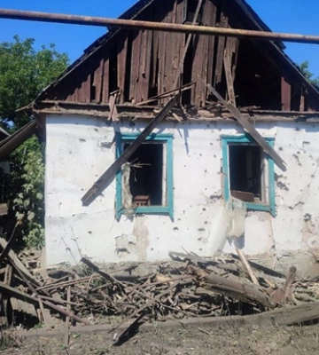 оккупанты обстреляли Рай-Александровку в Донецкой области, повреждены линии электропередач