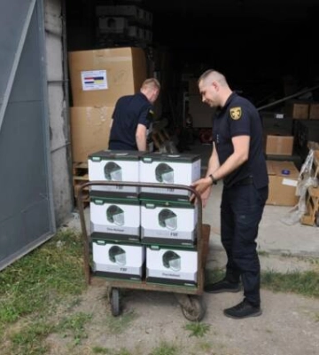 Рятувальники Кіровоградщини отримали засоби захисту з Нідерландів 