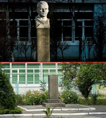 З київської вулиці прибрали пам&#039;ятник радянському космонавту