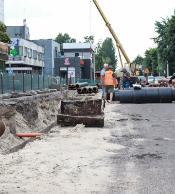 Роботи по вулиці Дашковича в Черкасах триватимуть до середини липня