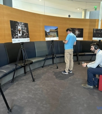 На медіафорумі у Німеччині представили фотовиставку про війну в Україні