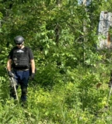 Волинські піротехніки знешкоджують боєприпаси на Донеччині