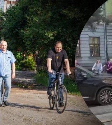 В останній момент встиг пригальмувати: мер Івано-Франківська ледь не потрапив під колеса авто