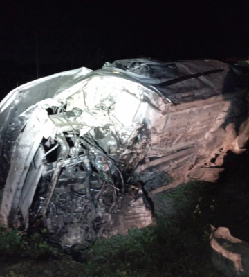 Біля Луцька у кювет злетіли дві автівки: постраждало три людини