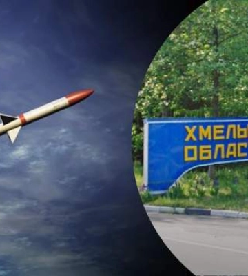 В Хмельницкой области обломки сбитых ракет спровоцировали пожар