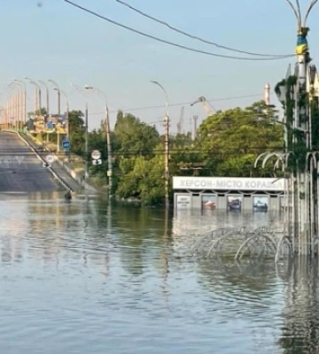 На Херсонщині з початку доби рівень води знизився на 2 см — ДСНС