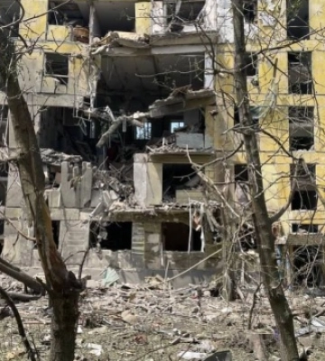 В Оріхові внаслідок обстрілу два будинки зруйновані й понад 30 пошкоджені